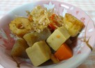 お手軽～♪こんにゃくと高野豆腐の煮物