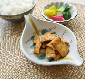 お弁当に重宝!油揚げのテリヤキ