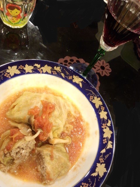 トマトスープのロールキャベツの画像