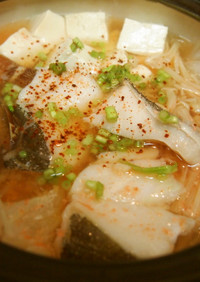 簡単スピード小鍋★鱈と豆腐の明太チゲ
