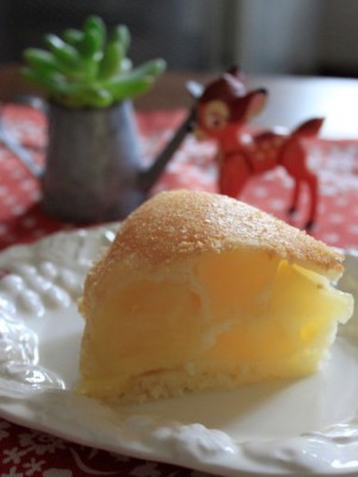 卵なし！ゴロゴロりんごの炊飯器ケーキの写真