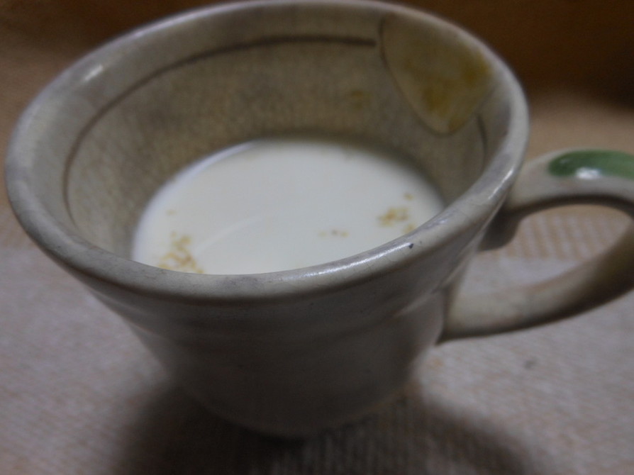寒い日は…ホット生姜ミルクで暖まろう！の画像