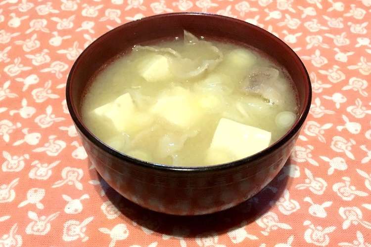 薩摩汁 シンプル温か白味噌とん汁 レシピ 作り方 By と る クックパッド 簡単おいしいみんなのレシピが365万品