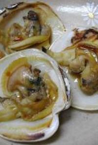 カガミ貝の焼き物：レオン亭