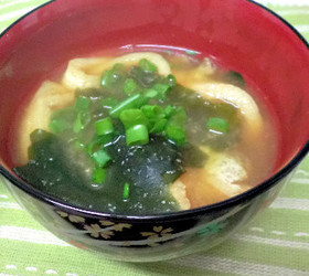 話題のえのき氷のお味噌汁♪