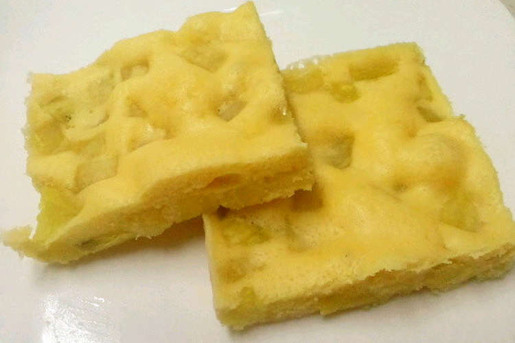 レンジで簡単 さつま芋ケーキ 蒸しパン レシピ 作り方 By ゆさせママ クックパッド