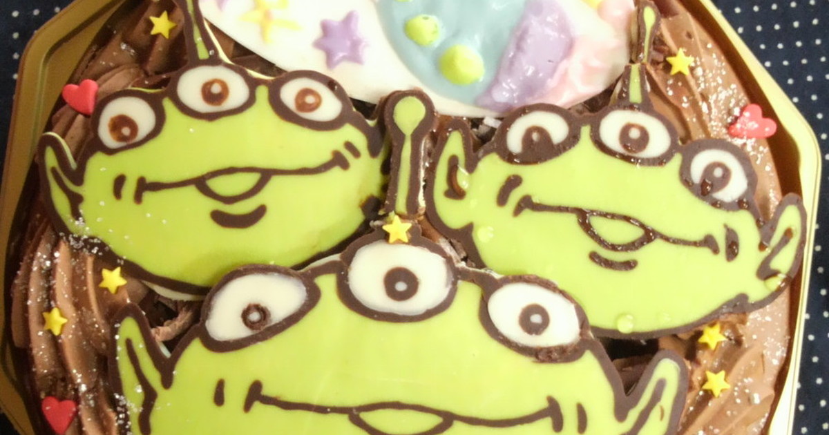 簡単キャラチョコ リトルグリーンメン レシピ 作り方 By ひまわり Mama クックパッド