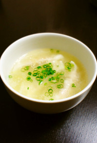簡単昼ごはん☆水餃子スープ！！！！
