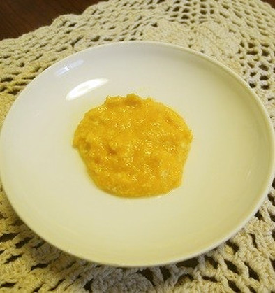 離乳食初期☆かぼちゃ豆腐の写真