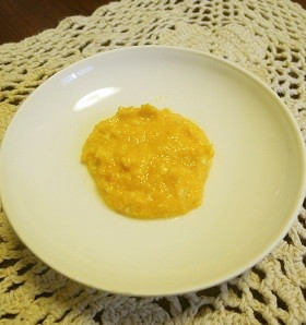 離乳食初期☆かぼちゃ豆腐の画像