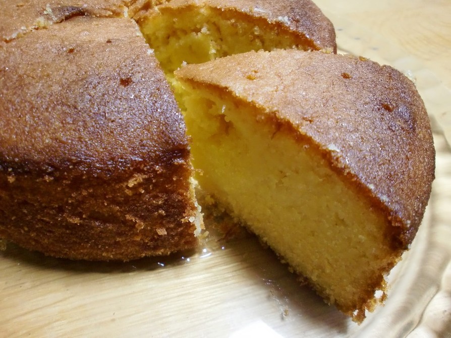 コーンミールのレモンケーキの画像