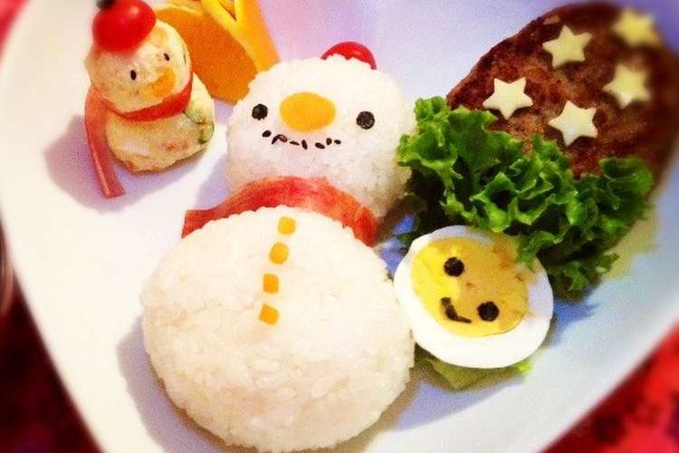 クリスマス パパっと雪だるまおにぎり レシピ 作り方 By ひのちゃんママ クックパッド 簡単おいしいみんなのレシピが349万品
