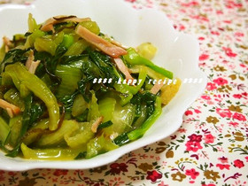 青梗菜のとろとろ旨み炒め
