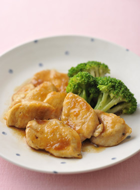 鶏むね肉のフライパン照り焼き
