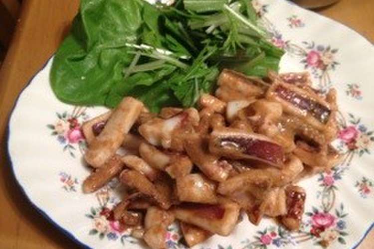 こくうま イカのわたニンニクバター風味 レシピ 作り方 By ポチちゃま クックパッド 簡単おいしいみんなのレシピが360万品