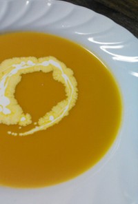 風邪予防に♡かぼちゃのクリームスープ♡