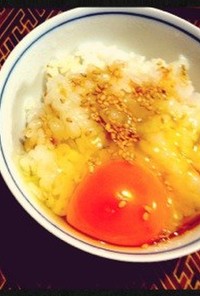 TKG 卵かけごはん☆ゴマゴマ風味♡夜食