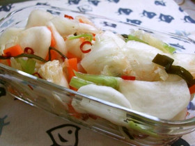 旬の野菜♪ササッと浅漬け