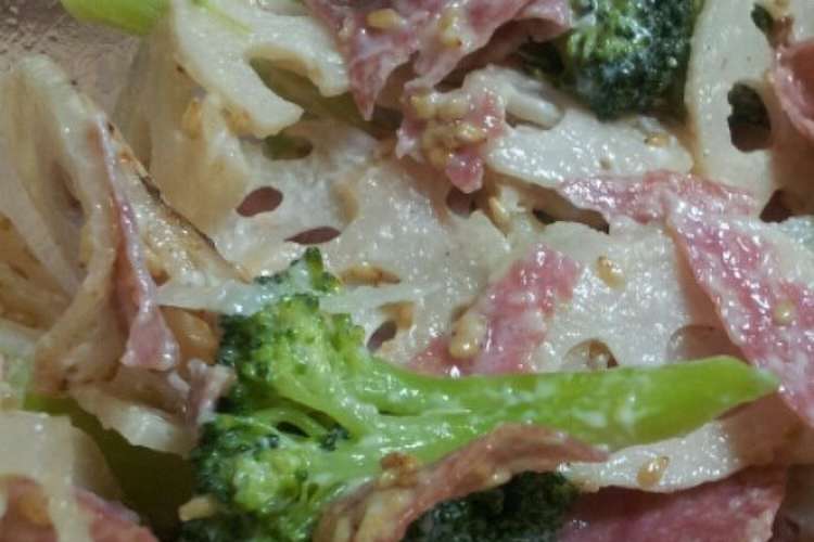 デパ地下風ﾚﾝｺﾝとブロッコリーサラダ レシピ 作り方 By Cimama クックパッド 簡単おいしいみんなのレシピが363万品