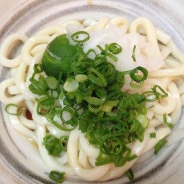 簡単すだちおろしうどん レシピ 作り方 By あゆちやん クックパッド