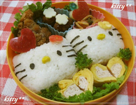 キャラ弁★ハローキティ★