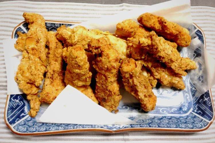 カーネルクリスピー ささみフライドチキン レシピ 作り方 By Agumomo クックパッド 簡単おいしいみんなのレシピが365万品