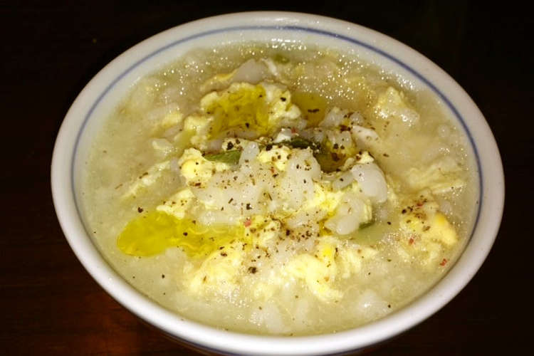 ちょっと変わった鍋の〆 レシピ 作り方 By はれのちくもりママ クックパッド 簡単おいしいみんなのレシピが349万品