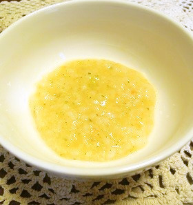 離乳食初期☆人参とブロッコリーのお粥