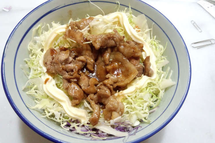 千切りキャベツで豚丼 レシピ 作り方 By ｋａｚくん クックパッド 簡単おいしいみんなのレシピが352万品