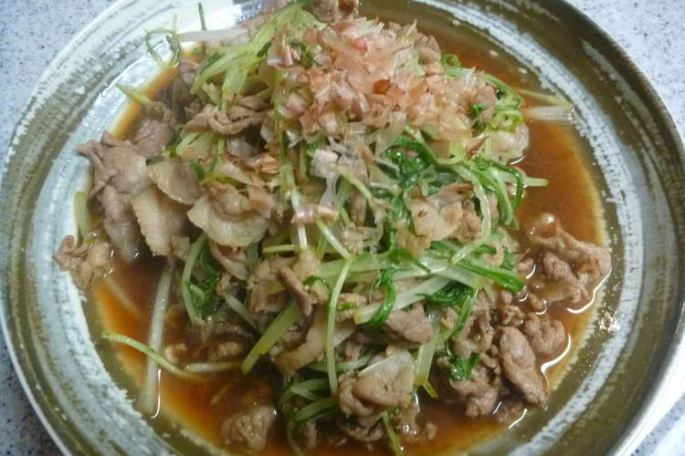 水菜と豚こま肉の和風炒め レシピ 作り方 By Kaikinmama クックパッド 簡単おいしいみんなのレシピが352万品