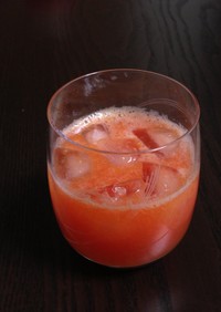 朝のフレッシュジュース2☆トマト＆みかん