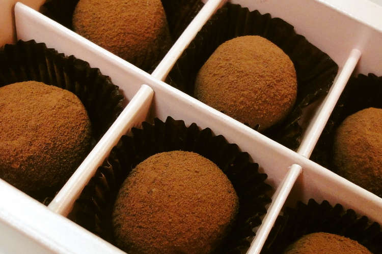バレンタイン 簡単 生チョコトリュフ レシピ 作り方 By ゆうゆう0221 クックパッド