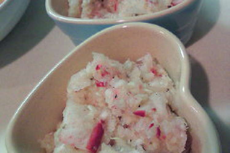 ピンクのコールスロー 赤カブとキャベツで レシピ 作り方 By 流星milk クックパッド