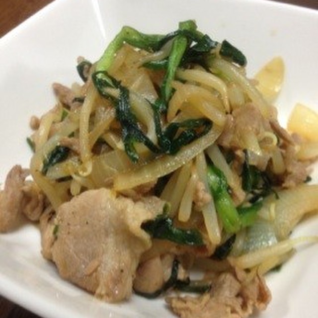 豚ニラもやし にんにく醤油炒め レシピ 作り方 By Sleep クックパッド 簡単おいしいみんなのレシピが353万品