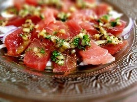 マグロのカルパッチョ風サラダ レシピ 作り方 By Moriyabar クックパッド 簡単おいしいみんなのレシピが356万品