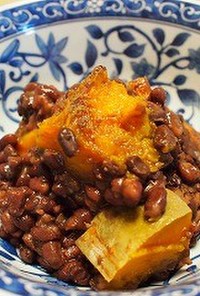 小豆と南瓜の煮物