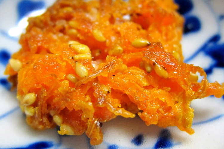 みかんの白い筋のピリ辛かき揚げ レシピ 作り方 By Qbfox クックパッド