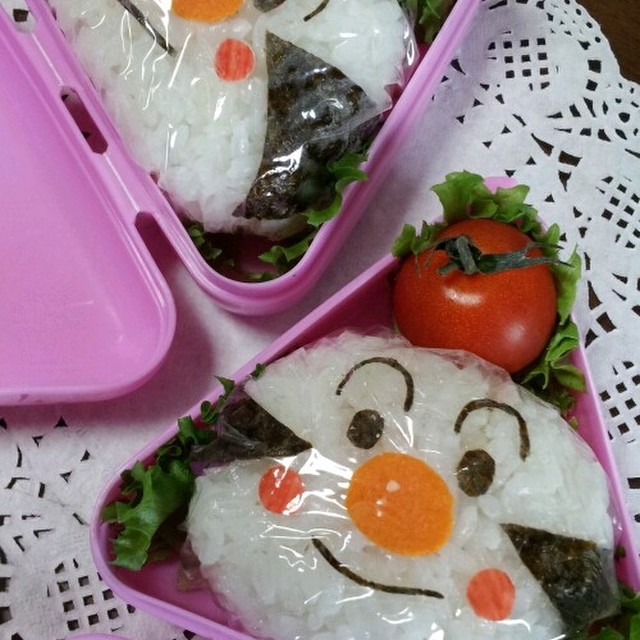 キャラ弁 おむすびまん こむすびまん レシピ 作り方 By Y U クックパッド