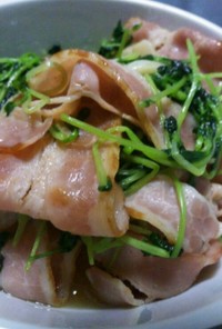 野菜嫌いにおすすめできる豆苗炒め