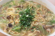 野菜たっぷり♪かき玉ラーメンの写真