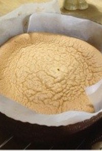 コーヒー風味の米粉シフォンケーキ