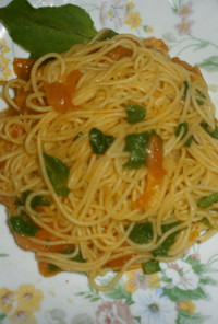 アイスプラント＆トマトスパゲティ