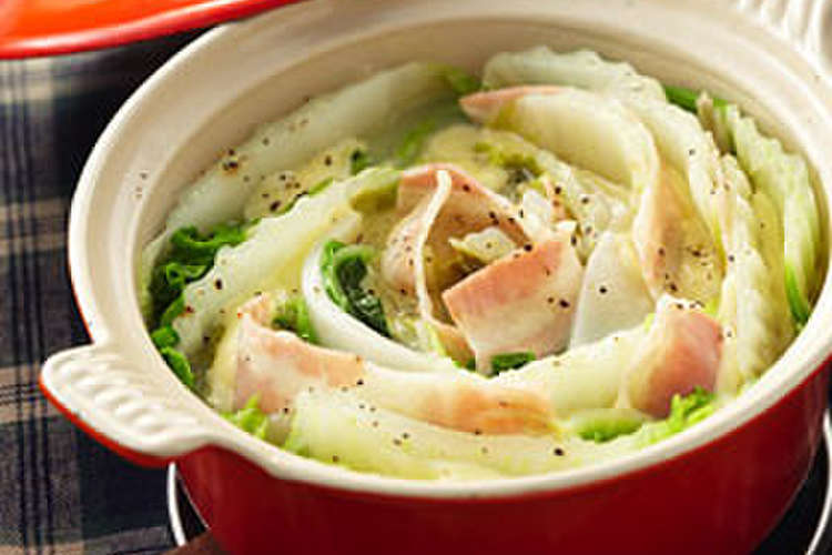 ベーコン白菜の餅チーズかさね蒸し レシピ 作り方 By ローソンセレクト クックパッド
