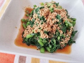 美味しいよ☆春菊の中華風おひたし☆