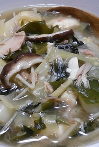 サバ缶と豆腐の脂肪燃焼スープ