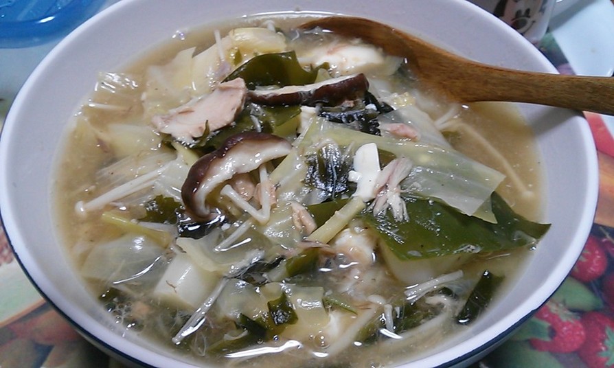 サバ缶と豆腐の脂肪燃焼スープの画像
