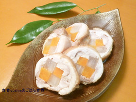 鶏の市松煮