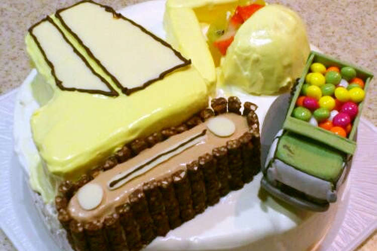 画像 ショベル カー オーダー ケーキ 美味しいお料理やケーキ