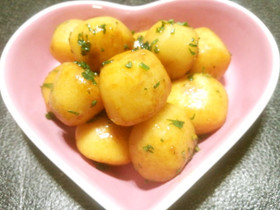 冷凍里芋のバター醤油☆お弁当に!