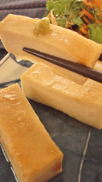 おぉ～プリプリ♪高野豆腐ステーキの写真